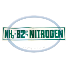 Decal-82% Nitrogen 5X24 Grn On Wht Hd