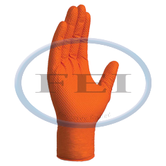Glove-Hd Svc Ammex Orange Nit Lg 100/Box