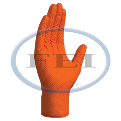 Glove-Hd Svc Ammex Orange Nit Xl 100/Box