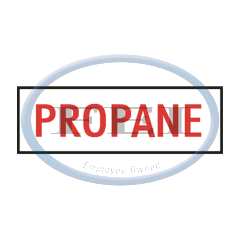 Sign-Metal Propane 2 Letters
