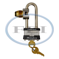 Kit-Padlock Sn Pol Lock Plugs Key 12 Pk