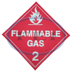 Decal-Vinyl Dot Diamond Flamm Gas