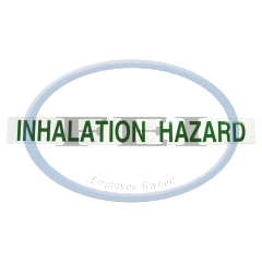 Decal-Inhalation Hazard 6 Ltrs 67X6.75