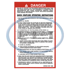 Decal-Nh3 Qck Coupling Operator Inst