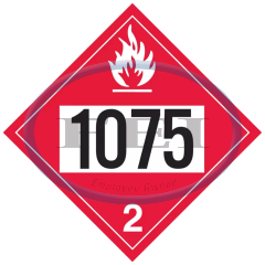 Decal-Magnetic Diamond 1075 Lp Gas