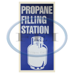 Sign-Metal Propane Filling 6 Ltrs