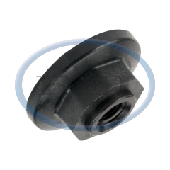 Plug-1 Flg X 1/4 Fpt Solid & Gau Por