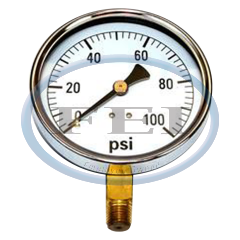 Gauge-1/4 Mpt Br Btm Mt 4 Dry 0-100Psi